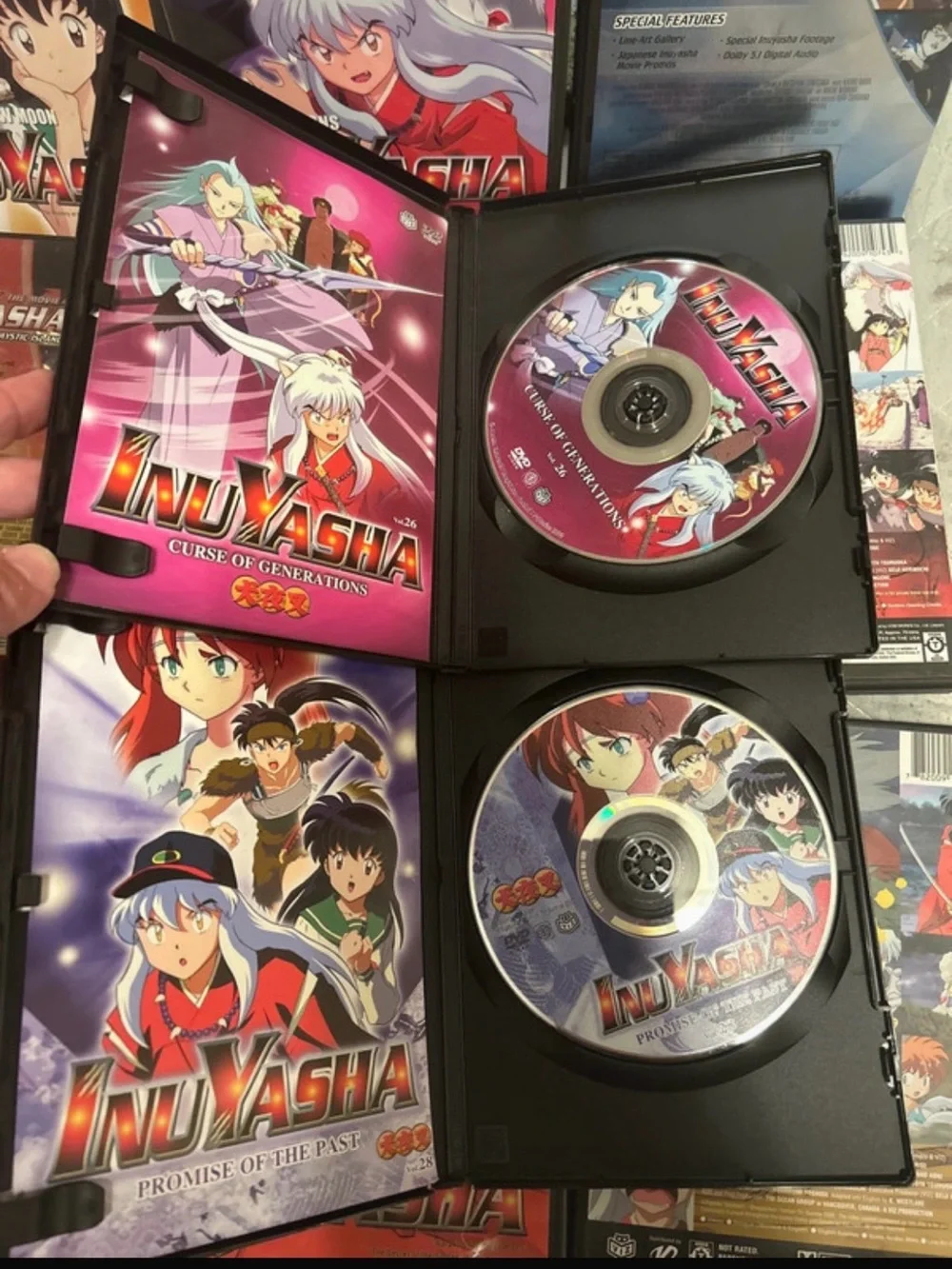 12 Japanese Inu Yasha DVD’s